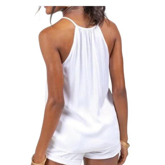 NWT Francesca's Always and Forever White Button Front Tank Top - Picture 4 of 10
